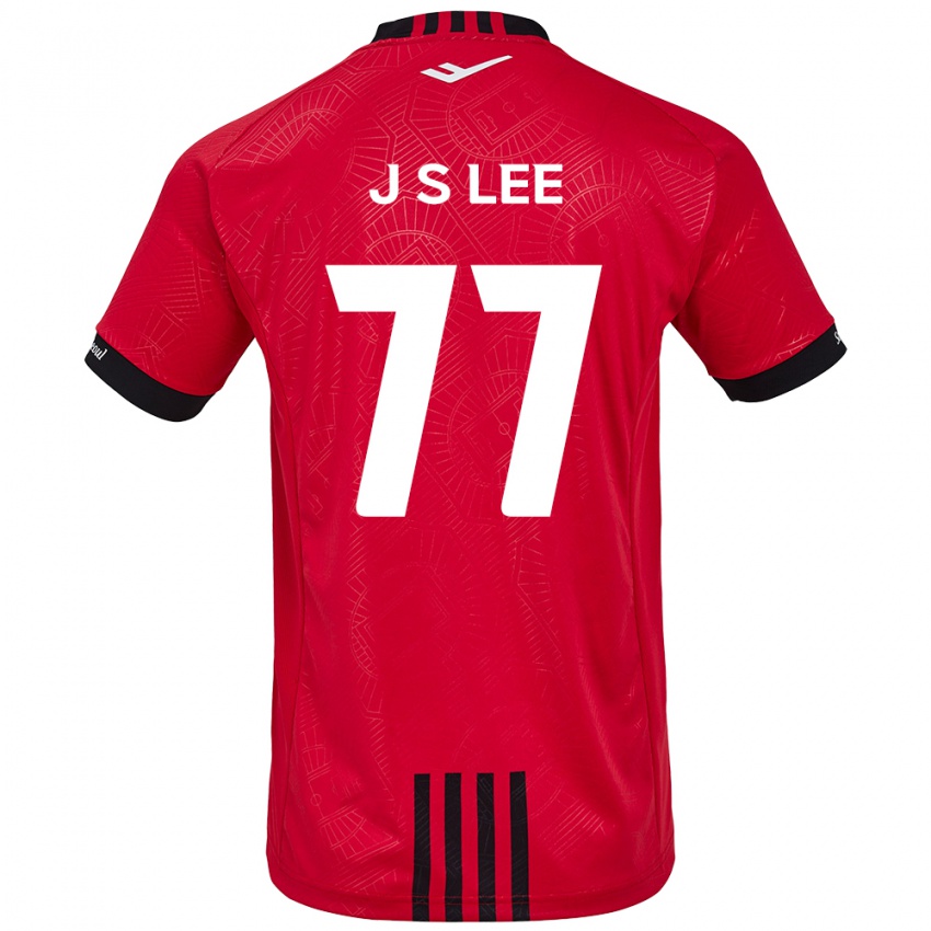 Criança Camisola Seung-Joon Lee #77 Vermelho Preto Principal 2024/25 Camisa Brasil