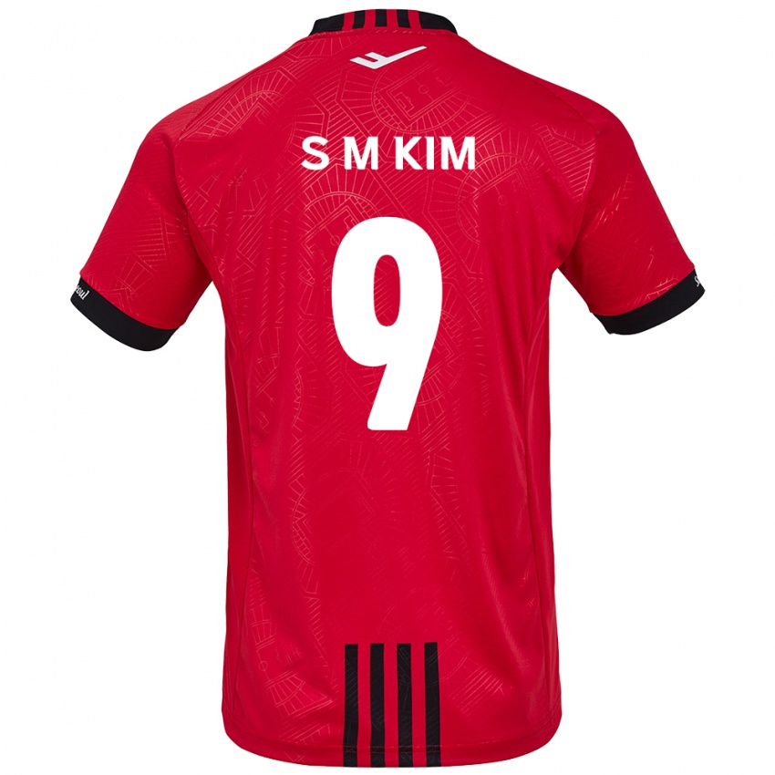 Criança Camisola Min-Sung Kim #9 Vermelho Preto Principal 2024/25 Camisa Brasil