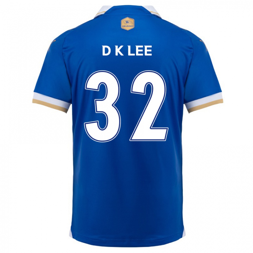 Criança Camisola Kyu-Dong Lee #32 Branco Azulado Principal 2024/25 Camisa Brasil