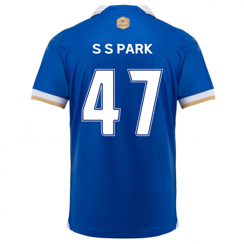 Criança Camisola Seung-Soo Park #47 Branco Azulado Principal 2024/25 Camisa Brasil