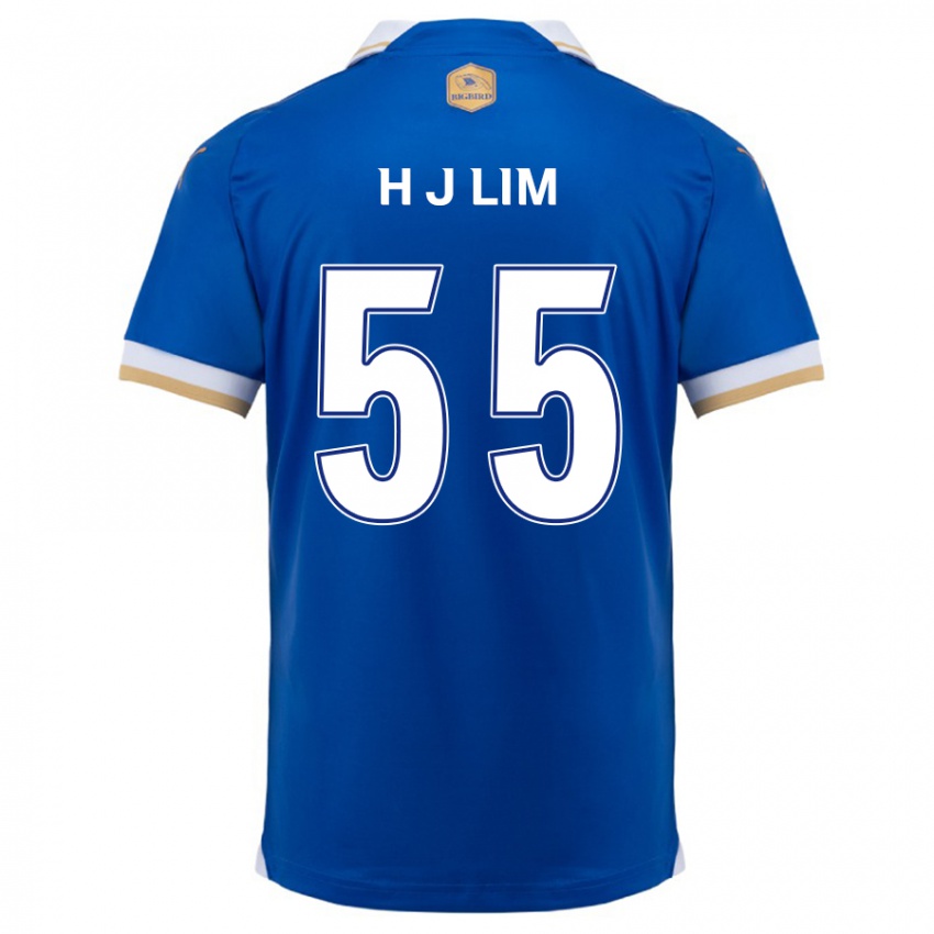 Criança Camisola Ji-Hoon Lim #55 Branco Azulado Principal 2024/25 Camisa Brasil