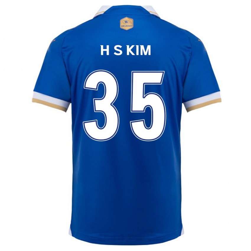 Criança Camisola Seung-Hyun Kim #35 Branco Azulado Principal 2024/25 Camisa Brasil