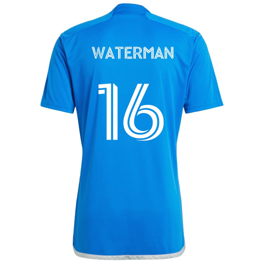 Criança Camisola Joel Waterman #16 Branco Azulado Principal 2024/25 Camisa Brasil