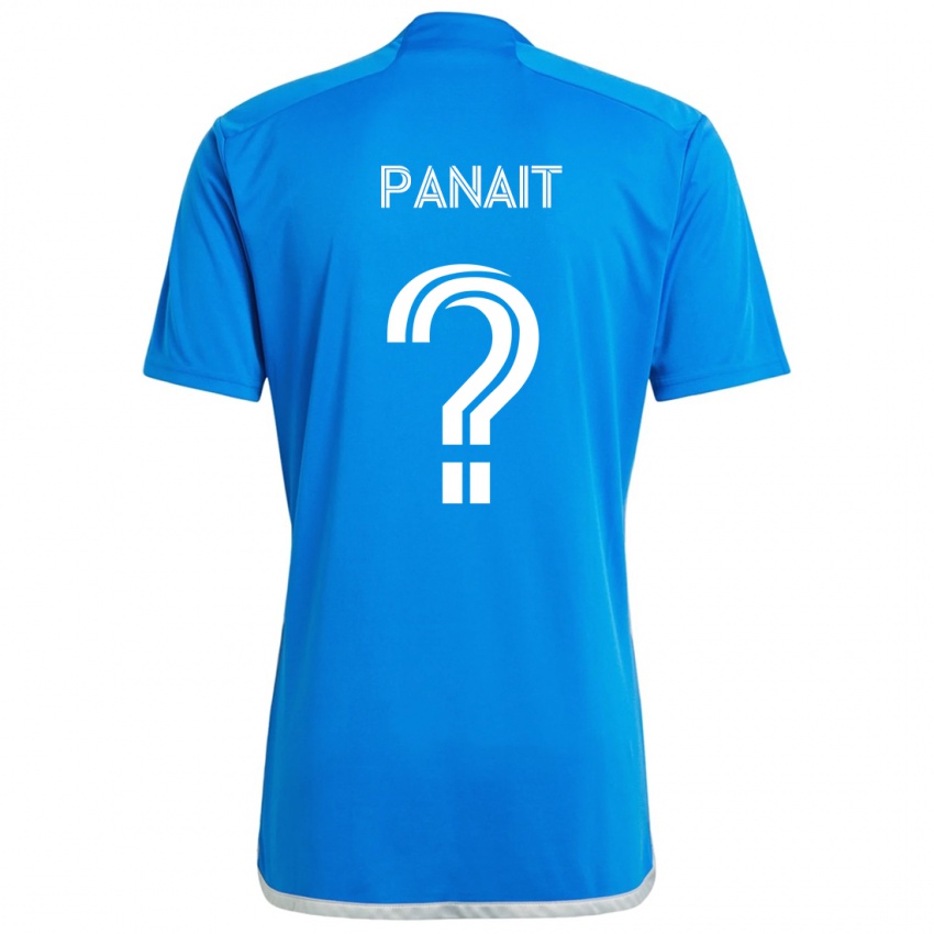 Criança Camisola Daniel Panait #0 Branco Azulado Principal 2024/25 Camisa Brasil