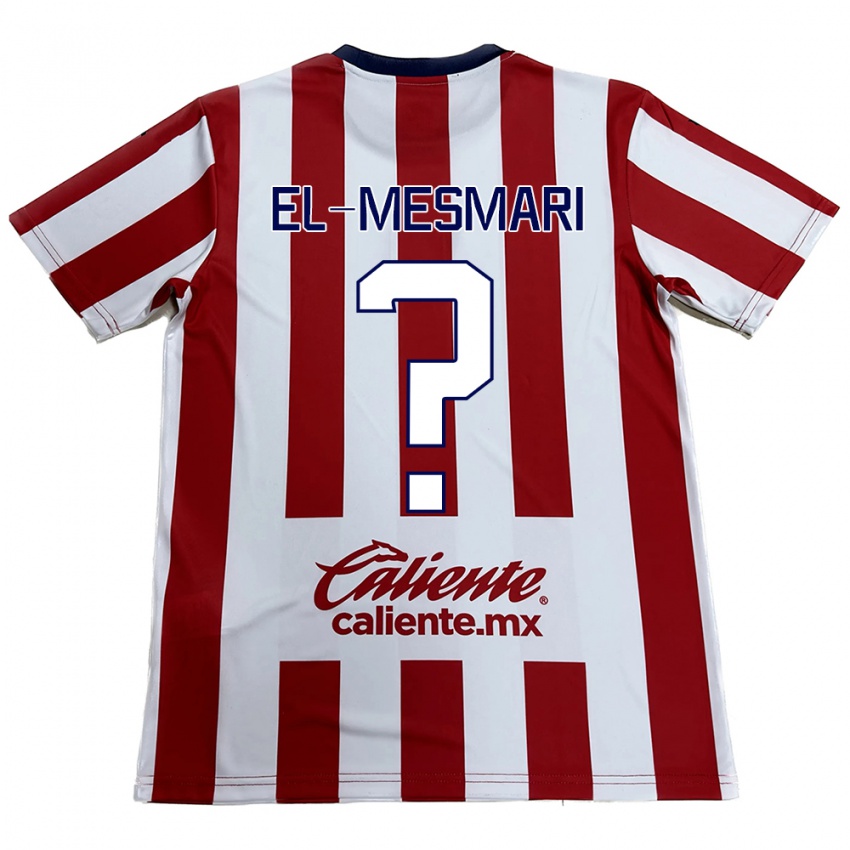 Criança Camisola Bruce El-Mesmari #0 Vermelho Branco Principal 2024/25 Camisa Brasil