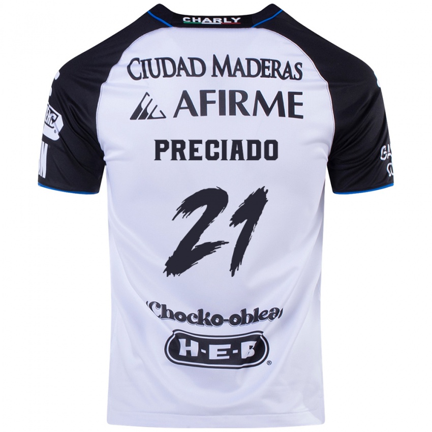 Criança Camisola Ayrton Preciado #21 Preto Azul Principal 2024/25 Camisa Brasil