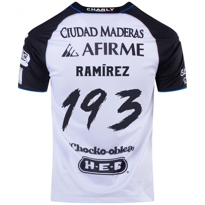 Criança Camisola Ángel Ramírez #193 Preto Azul Principal 2024/25 Camisa Brasil