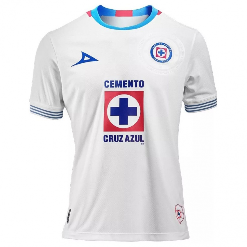 Criança Camisola Cristian Jimenez #32 Branco Azul Alternativa 2024/25 Camisa Brasil