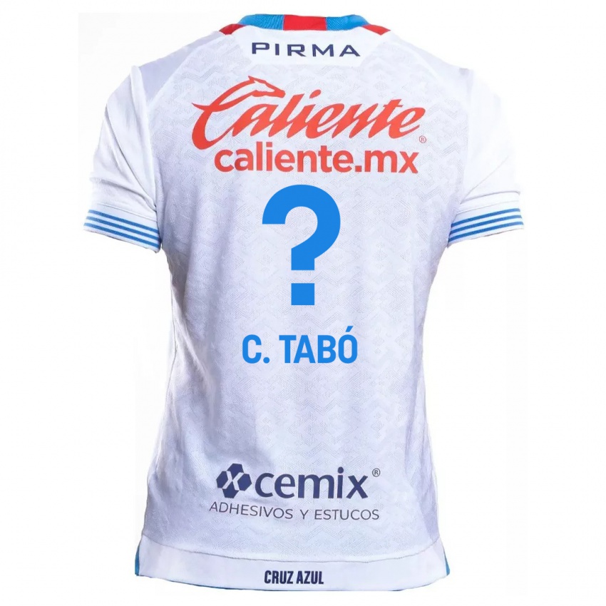 Criança Camisola Christian Tabó #0 Branco Azul Alternativa 2024/25 Camisa Brasil