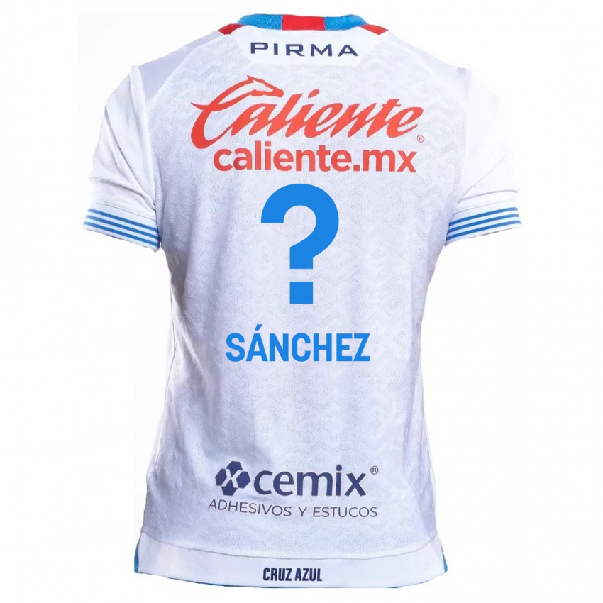 Criança Camisola Jorge Sanchez #0 Branco Azul Alternativa 2024/25 Camisa Brasil