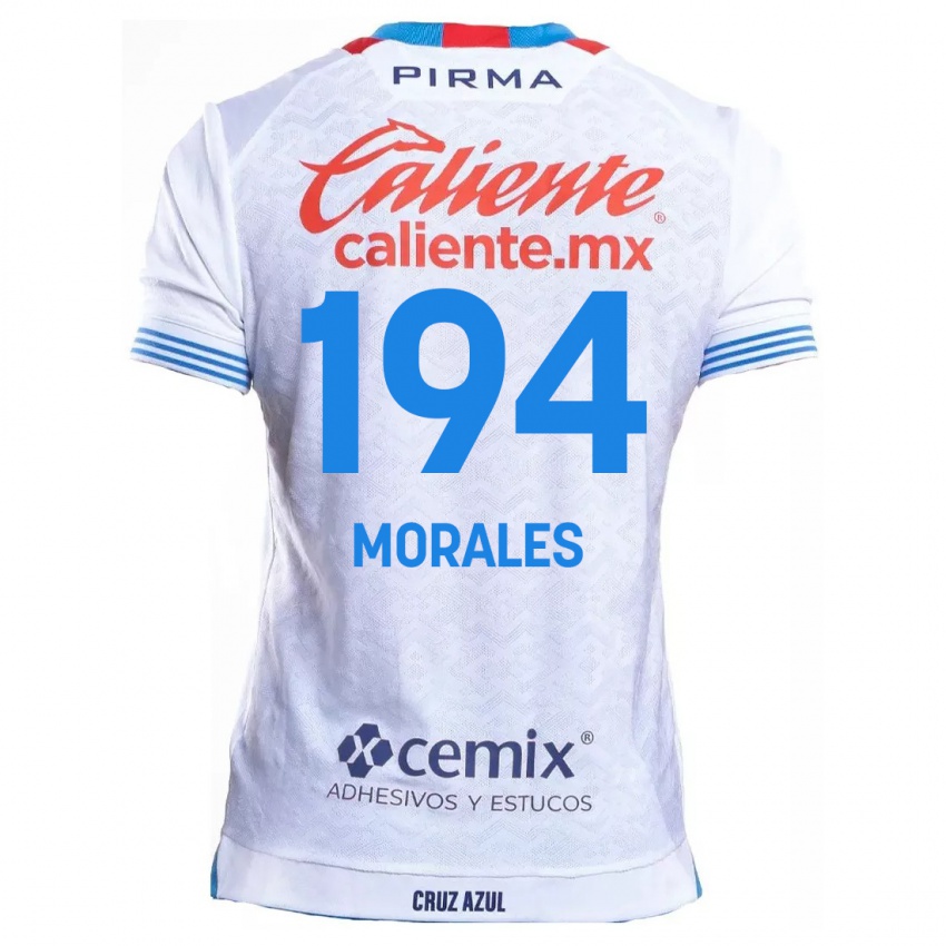 Criança Camisola Amaury Morales #194 Branco Azul Alternativa 2024/25 Camisa Brasil