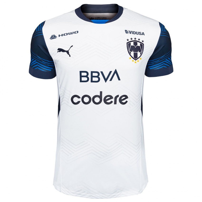 Criança Camisola Carlos Frayde #206 Branco Azul Alternativa 2024/25 Camisa Brasil