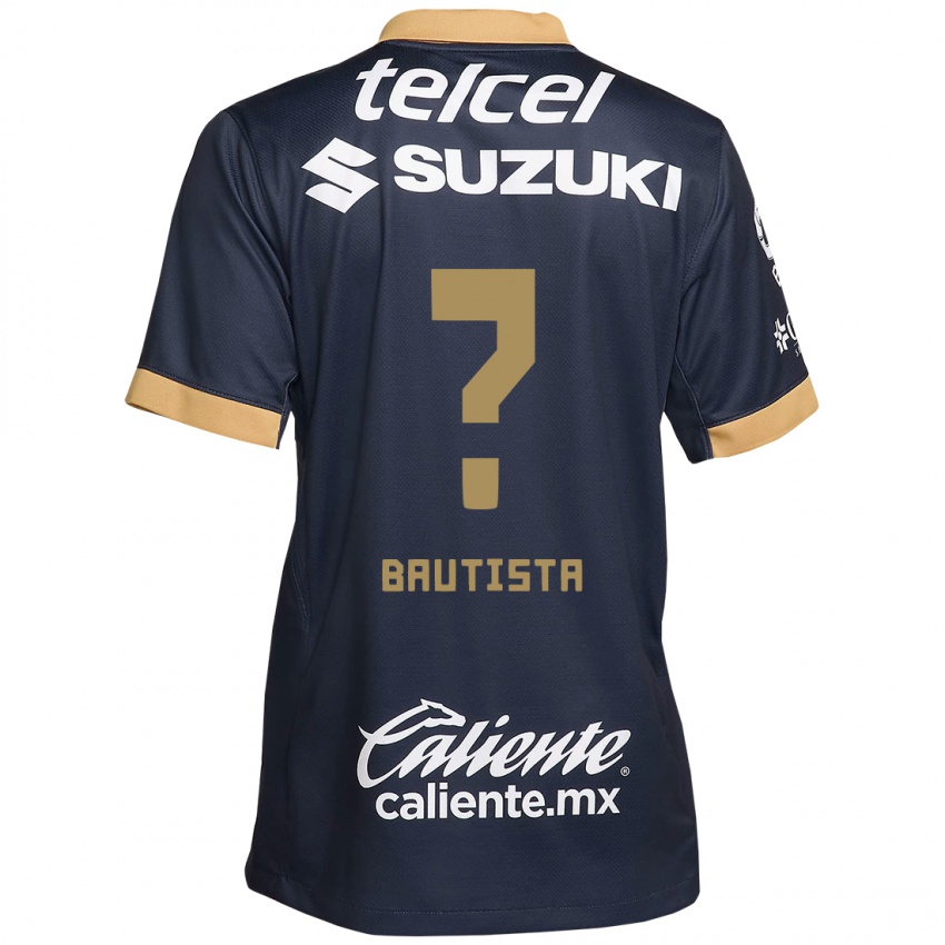 Criança Camisola Randy Bautista #0 Obsidiana Ouro Branco Alternativa 2024/25 Camisa Brasil