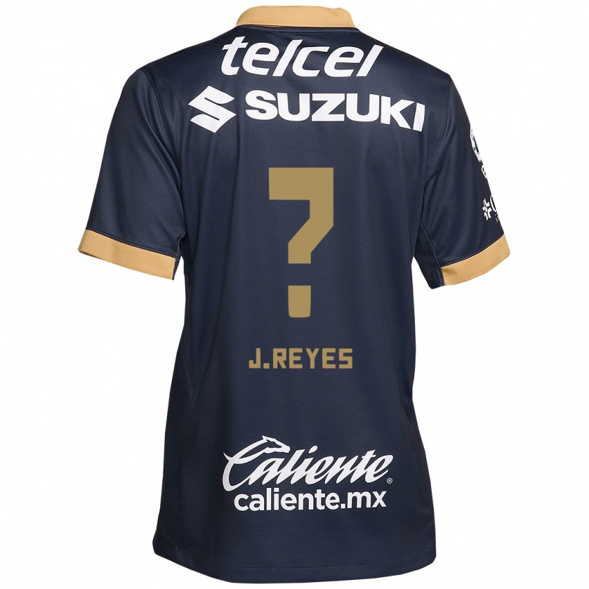 Criança Camisola Joaquín Reyes #0 Obsidiana Ouro Branco Alternativa 2024/25 Camisa Brasil