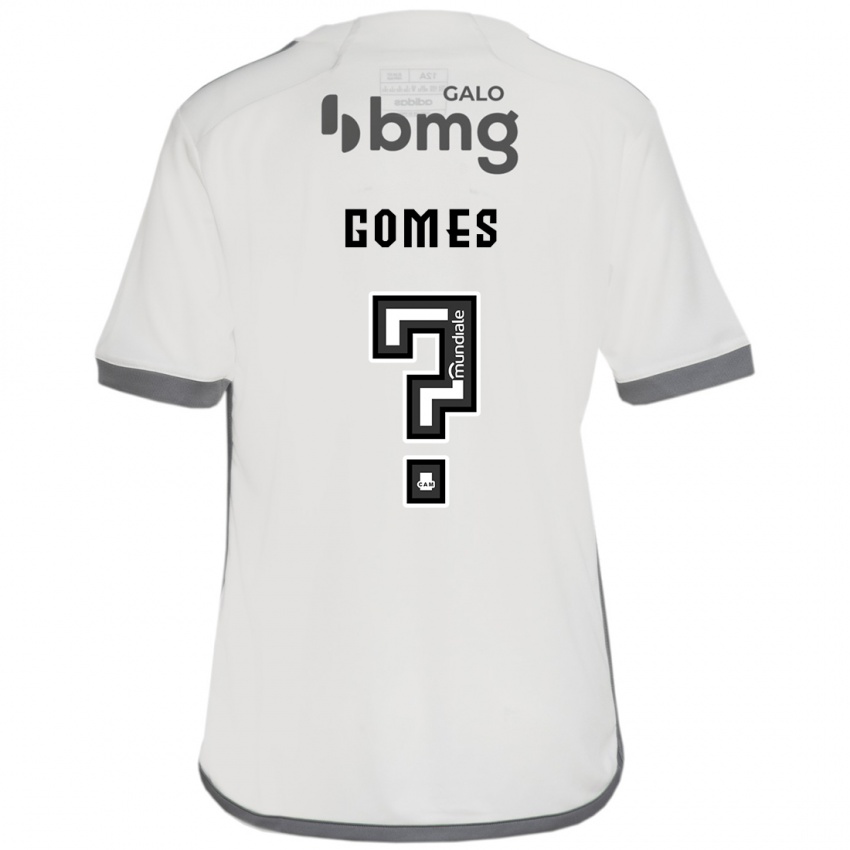 Criança Camisola Fábio Gomes #0 Off White Alternativa 2024/25 Camisa Brasil