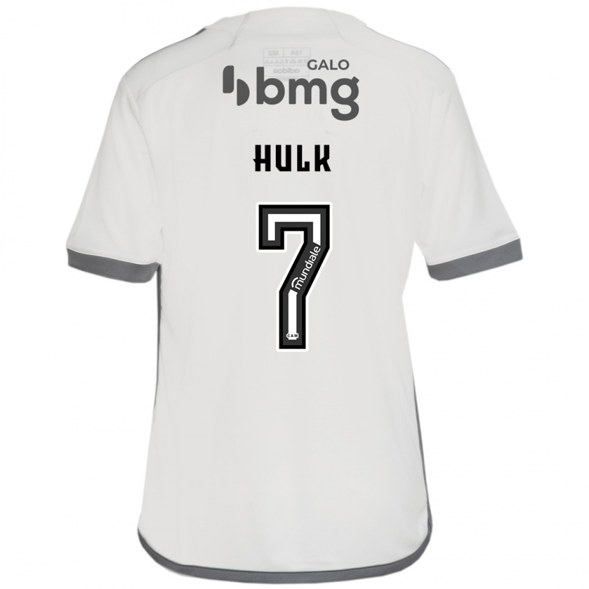 Criança Camisola Hulk #7 Off White Alternativa 2024/25 Camisa Brasil