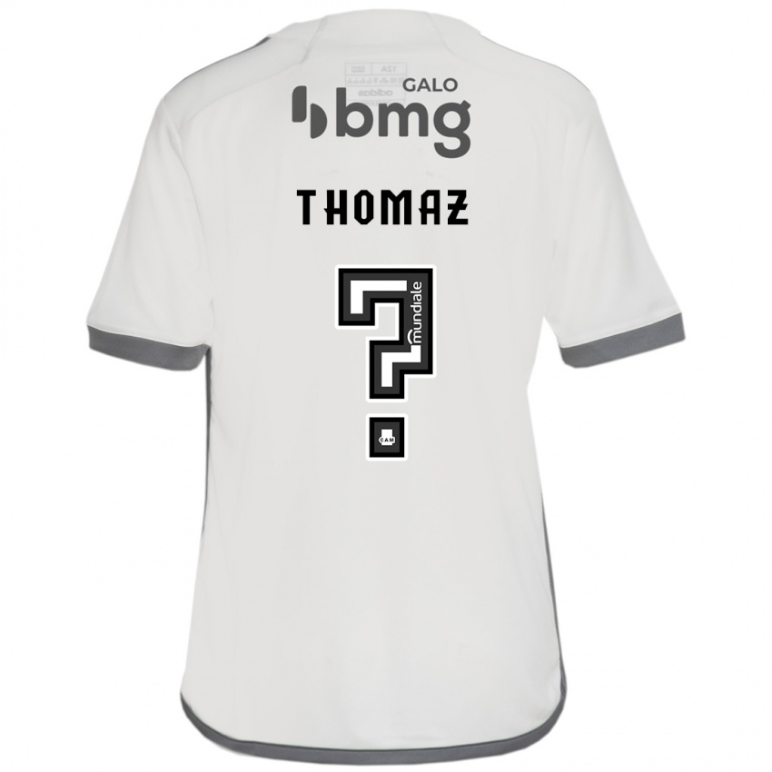 Criança Camisola Thomaz #0 Off White Alternativa 2024/25 Camisa Brasil