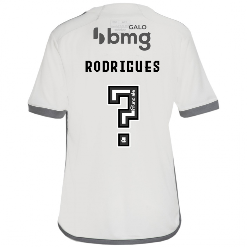 Criança Camisola Vinicius Rodrigues #0 Off White Alternativa 2024/25 Camisa Brasil