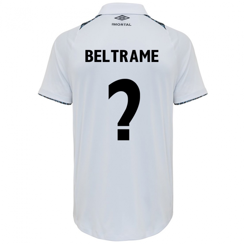 Criança Camisola Thiago Beltrame #0 Branco Azul Alternativa 2024/25 Camisa Brasil