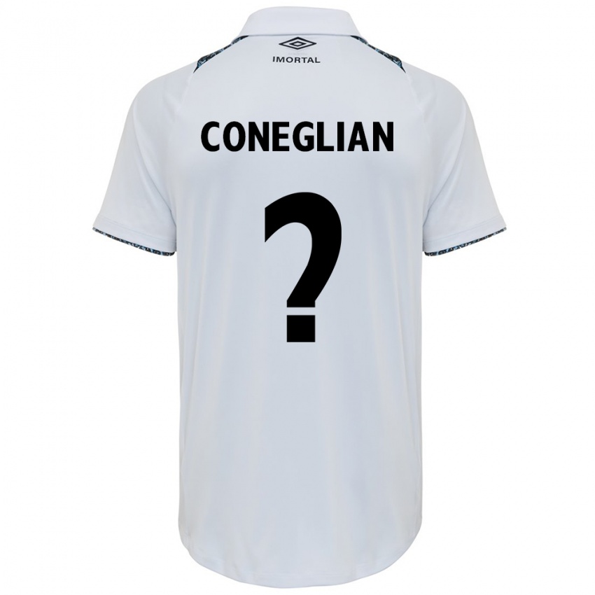 Criança Camisola Arthur Coneglian #0 Branco Azul Alternativa 2024/25 Camisa Brasil