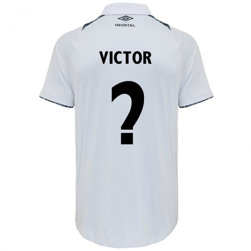 Criança Camisola João Victor Castelo #0 Branco Azul Alternativa 2024/25 Camisa Brasil