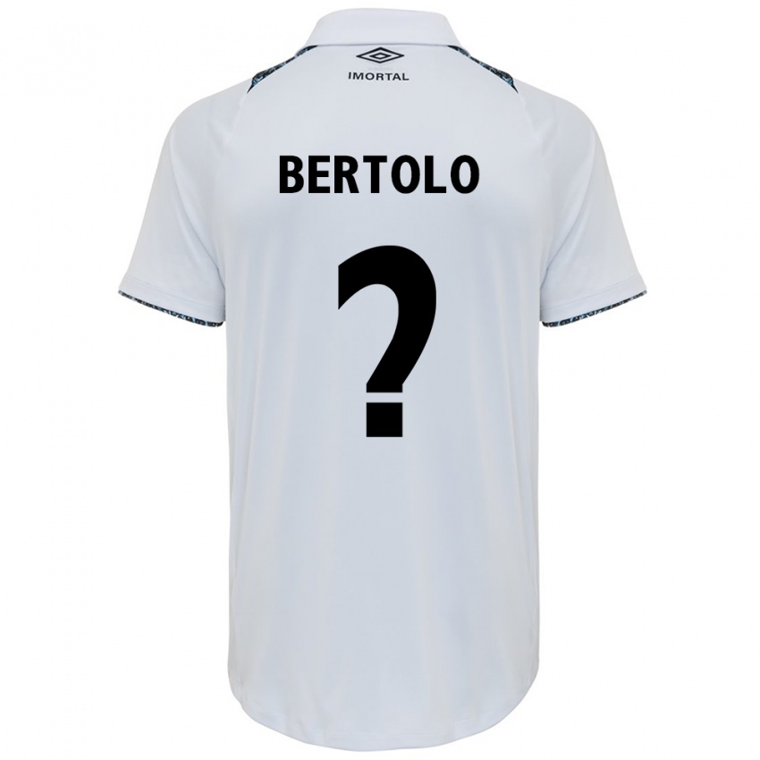 Criança Camisola Mateus Bertolo #0 Branco Azul Alternativa 2024/25 Camisa Brasil