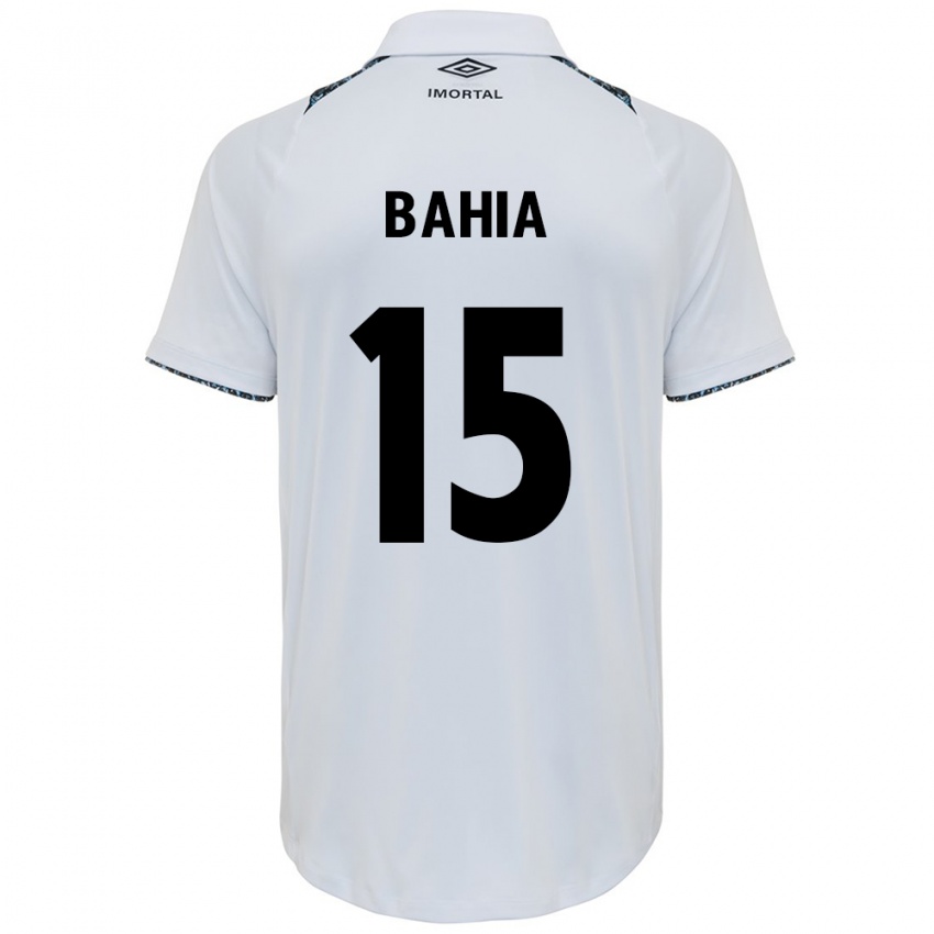 Criança Camisola Raíssa Bahia #15 Branco Azul Alternativa 2024/25 Camisa Brasil