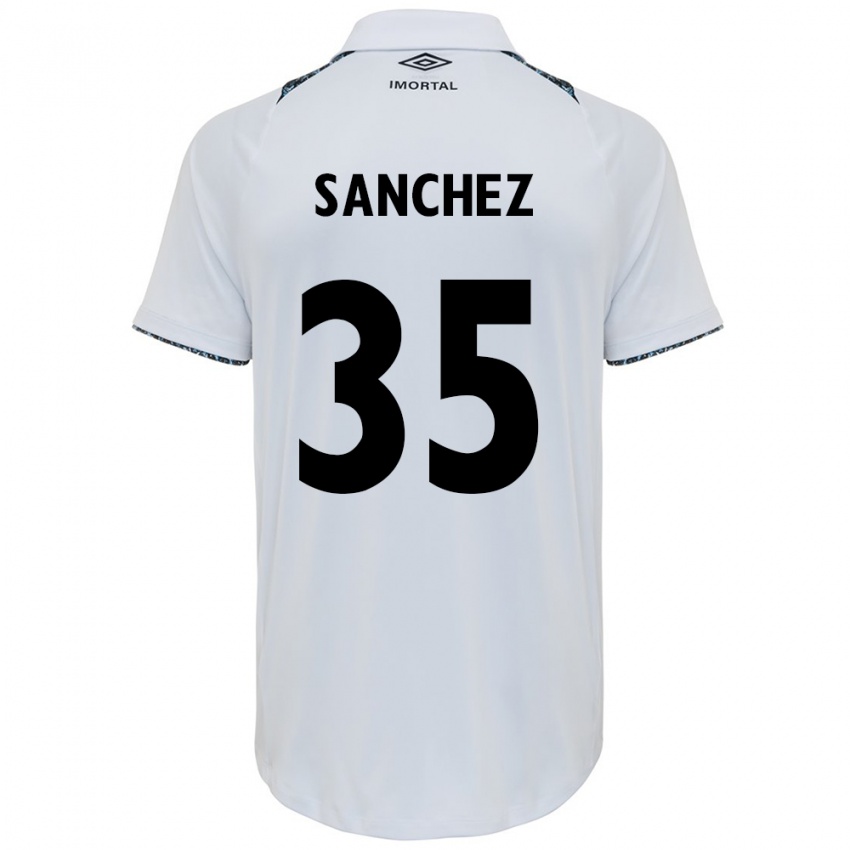 Criança Camisola Lari Sanchez #35 Branco Azul Alternativa 2024/25 Camisa Brasil