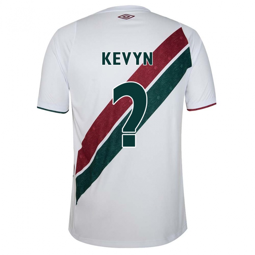 Criança Camisola Kevyn #0 Branco Verde Castanho Alternativa 2024/25 Camisa Brasil