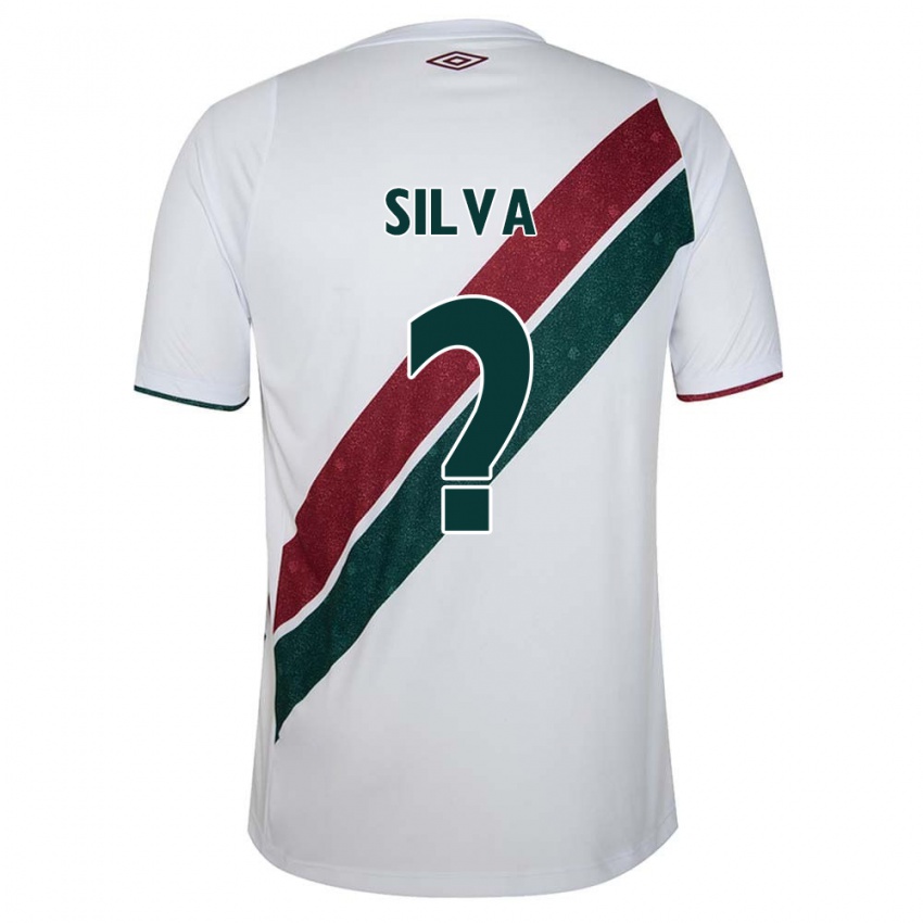 Criança Camisola Natan Silva #0 Branco Verde Castanho Alternativa 2024/25 Camisa Brasil