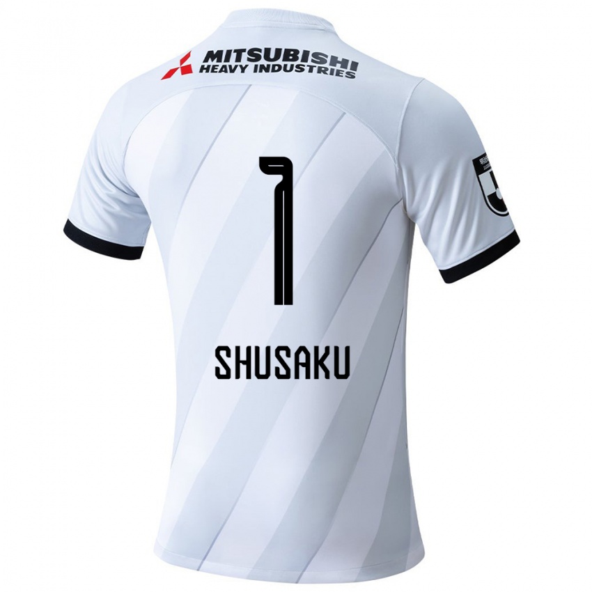 Criança Camisola Shusaku Nishikawa #1 Branco Cinza Alternativa 2024/25 Camisa Brasil