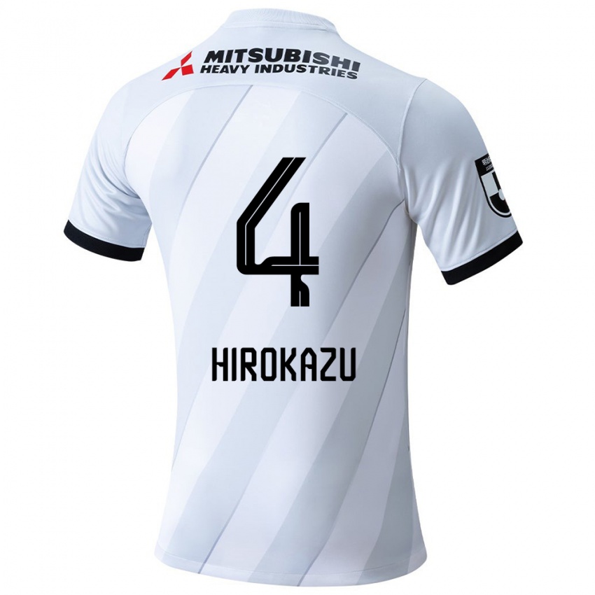 Criança Camisola Hirokazu Ishihara #4 Branco Cinza Alternativa 2024/25 Camisa Brasil