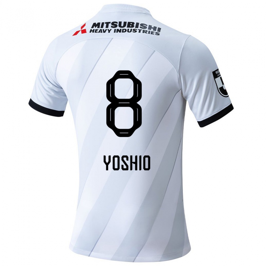 Criança Camisola Yoshio Koizumi #8 Branco Cinza Alternativa 2024/25 Camisa Brasil