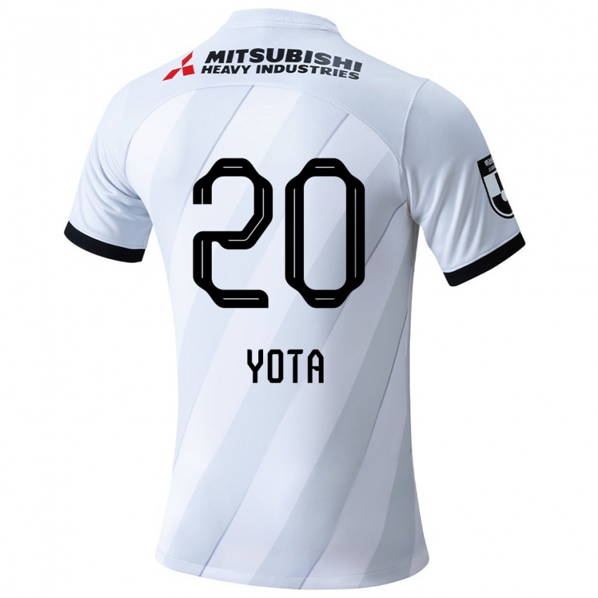 Criança Camisola Yota Sato #20 Branco Cinza Alternativa 2024/25 Camisa Brasil