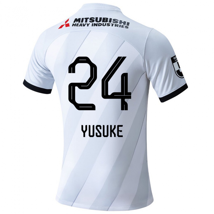 Criança Camisola Yusuke Matsuo #24 Branco Cinza Alternativa 2024/25 Camisa Brasil