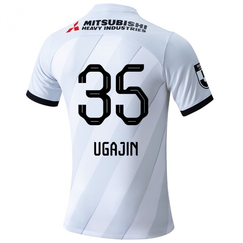 Criança Camisola Tomoya Ugajin #35 Branco Cinza Alternativa 2024/25 Camisa Brasil