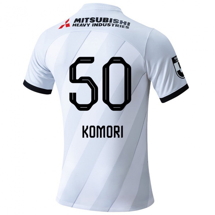 Criança Camisola Haruki Komori #50 Branco Cinza Alternativa 2024/25 Camisa Brasil