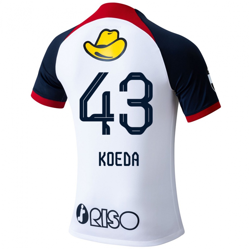 Criança Camisola Gemma Koeda #43 Branco Azul Vermelho Alternativa 2024/25 Camisa Brasil