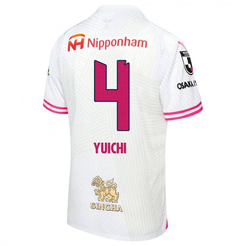 Criança Camisola Yuichi Hirano #4 Branco Rosa Alternativa 2024/25 Camisa Brasil