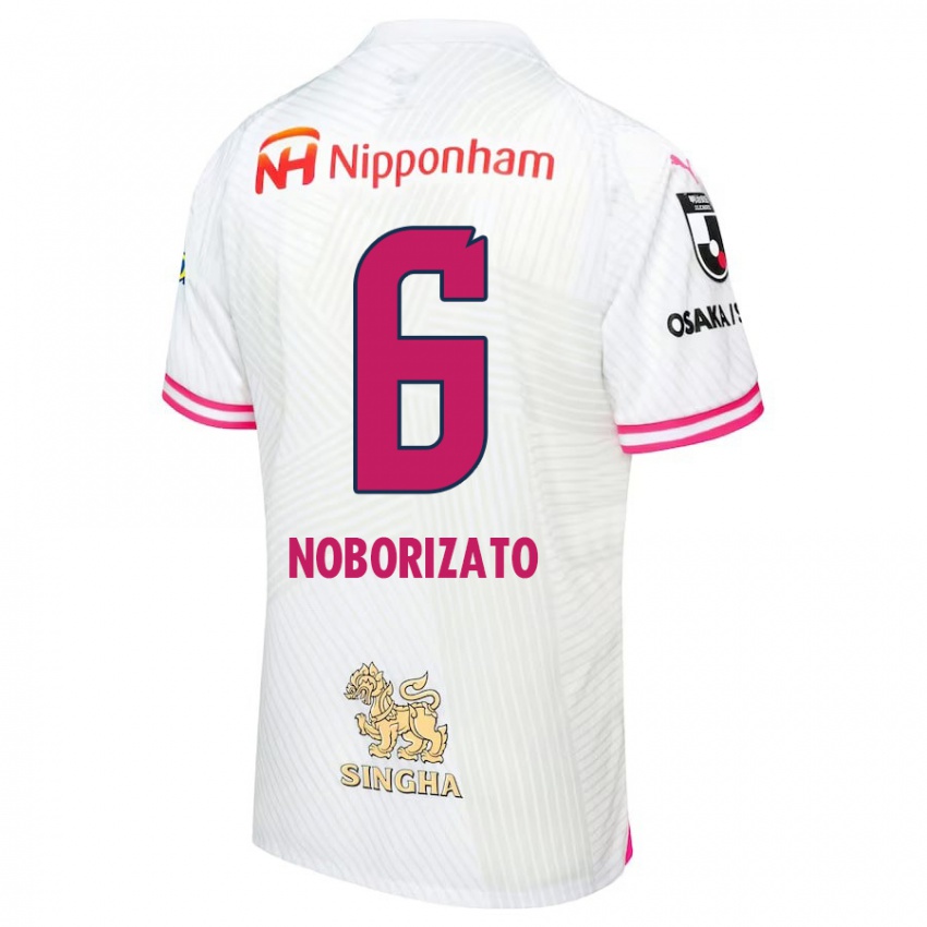 Criança Camisola Kyohei Noborizato #6 Branco Rosa Alternativa 2024/25 Camisa Brasil