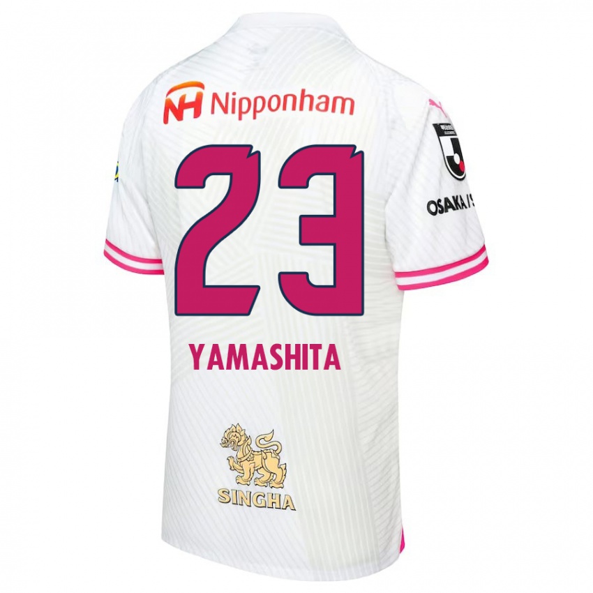 Criança Camisola Tatsuya Yamashita #23 Branco Rosa Alternativa 2024/25 Camisa Brasil