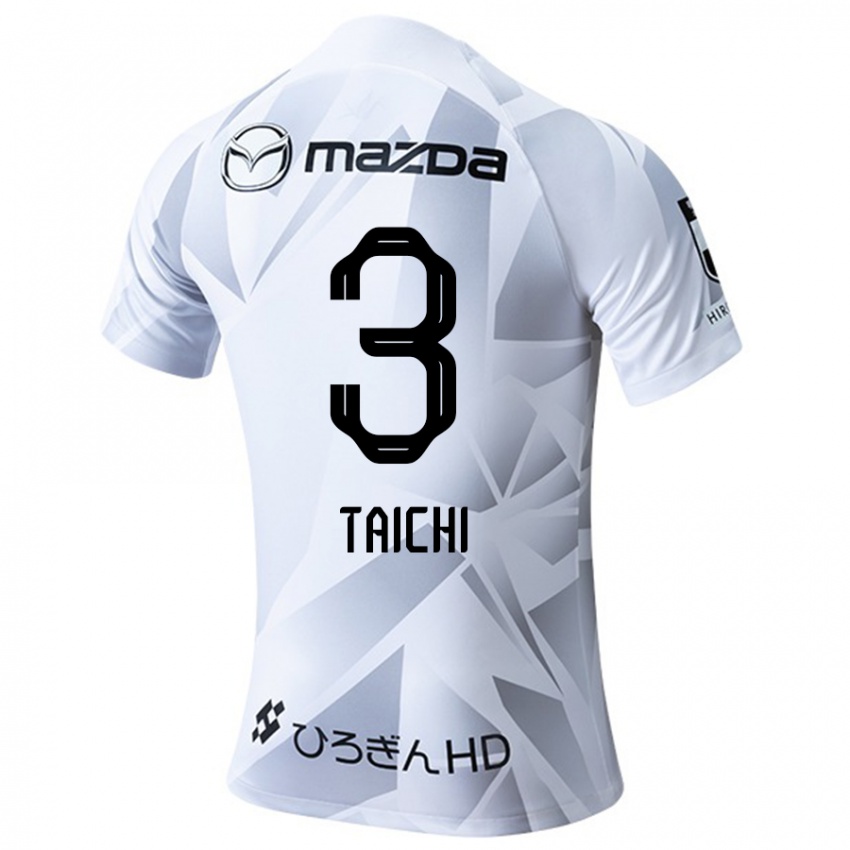 Criança Camisola Taichi Yamasaki #3 Branco Cinza Preto Alternativa 2024/25 Camisa Brasil