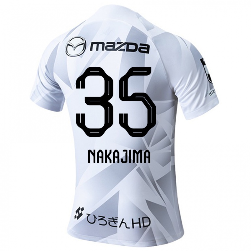 Criança Camisola Yotaro Nakajima #35 Branco Cinza Preto Alternativa 2024/25 Camisa Brasil