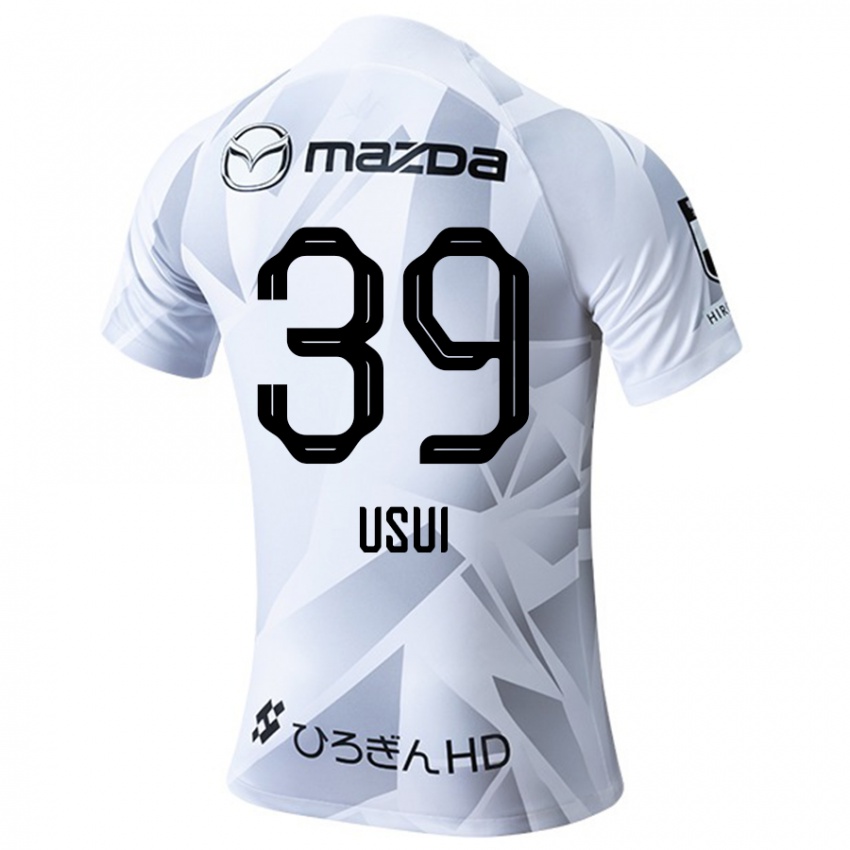 Criança Camisola Haruto Usui #39 Branco Cinza Preto Alternativa 2024/25 Camisa Brasil