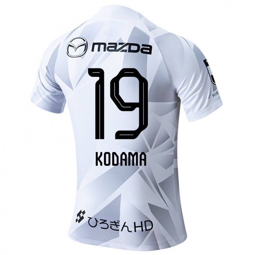 Criança Camisola Tsukasa Kodama #19 Branco Cinza Preto Alternativa 2024/25 Camisa Brasil