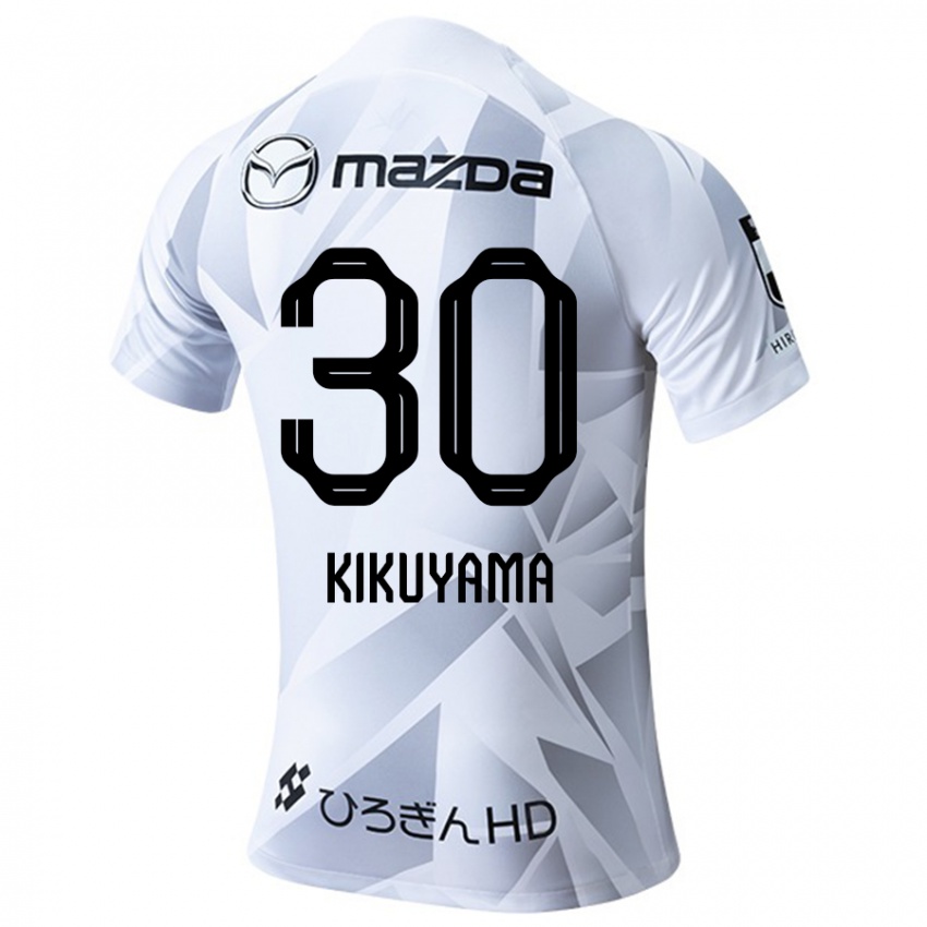 Criança Camisola Rio Kikuyama #30 Branco Cinza Preto Alternativa 2024/25 Camisa Brasil