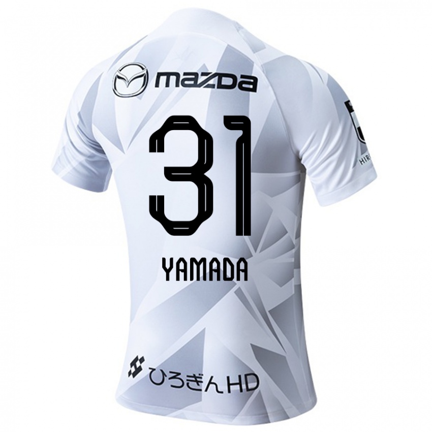 Criança Camisola Manato Yamada #31 Branco Cinza Preto Alternativa 2024/25 Camisa Brasil