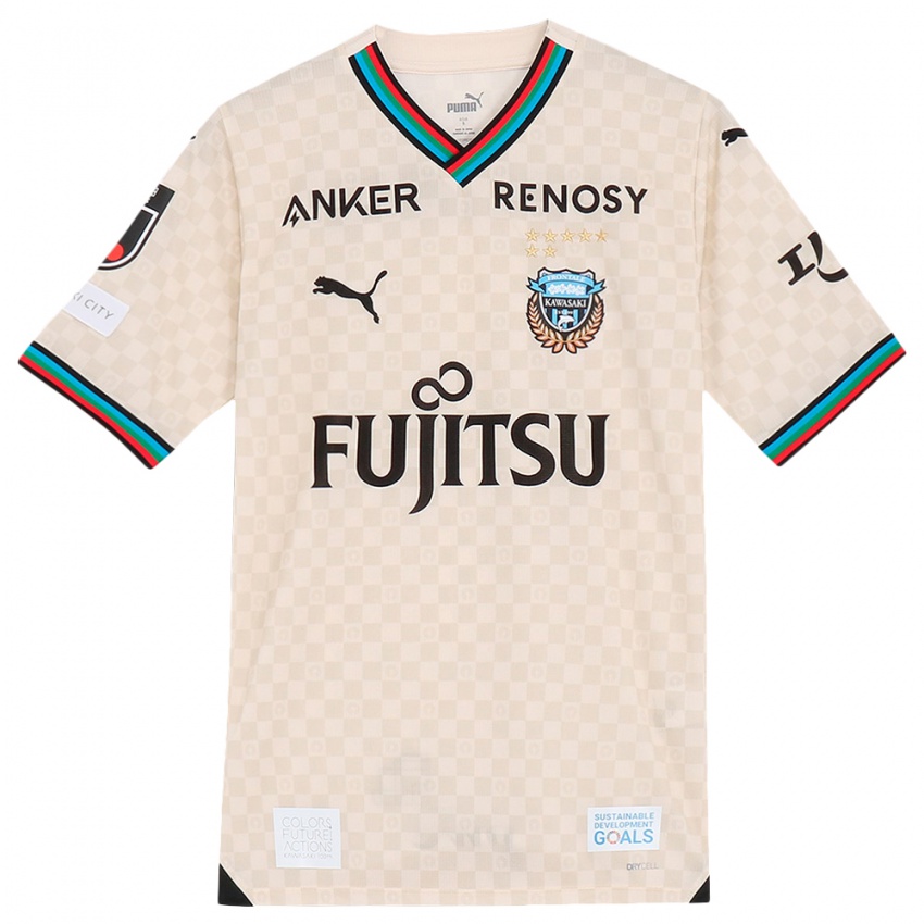 Criança Camisola Rensuke Fujii #20 Branco Cinza Alternativa 2024/25 Camisa Brasil