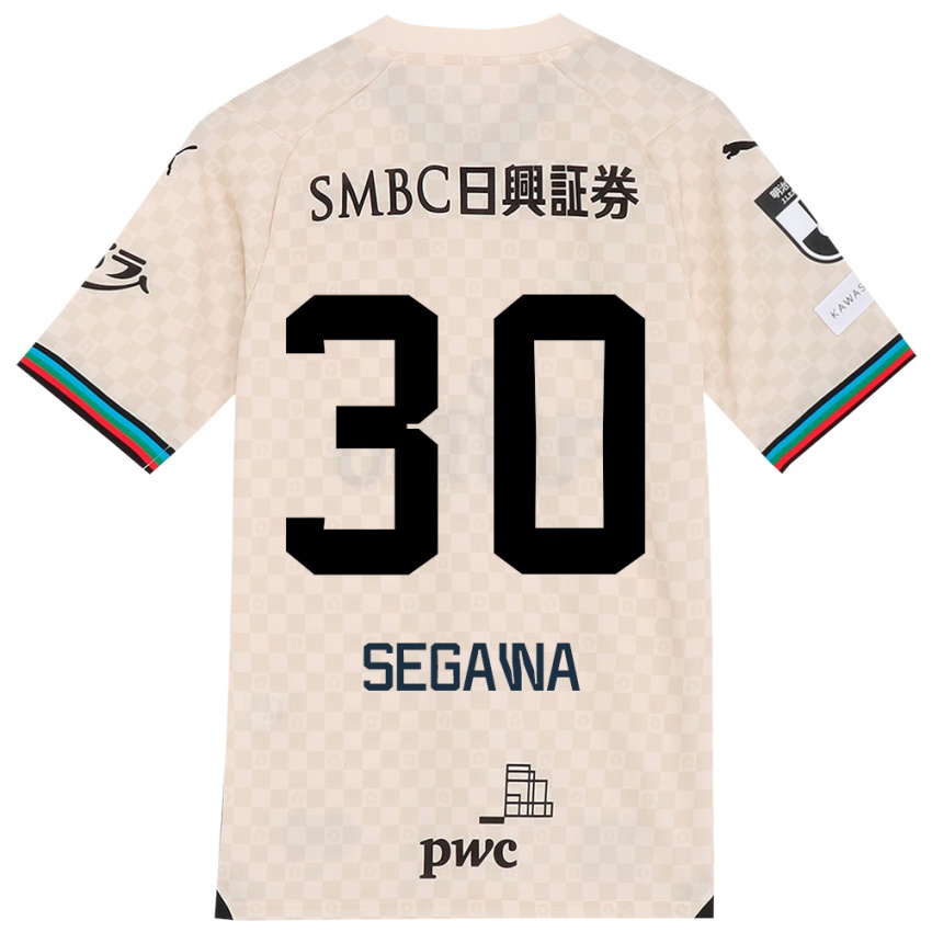 Criança Camisola Yusuke Segawa #30 Branco Cinza Alternativa 2024/25 Camisa Brasil