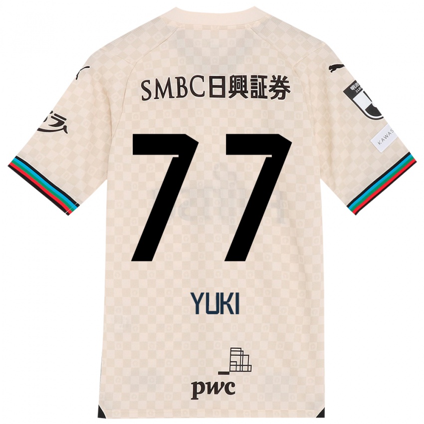 Criança Camisola Yuki Yamamoto #77 Branco Cinza Alternativa 2024/25 Camisa Brasil